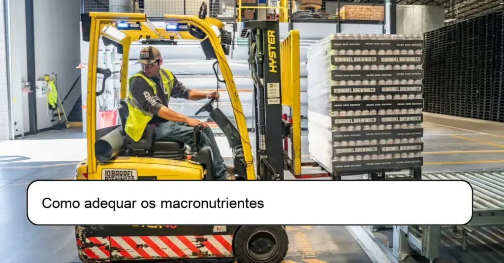 Como adequar os macronutrientes